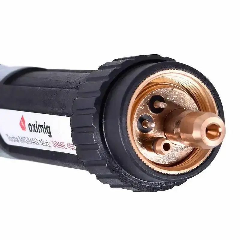 Tocha para solda mig 450 sbme 3 metros MW233 Oximig — fotografia 5
