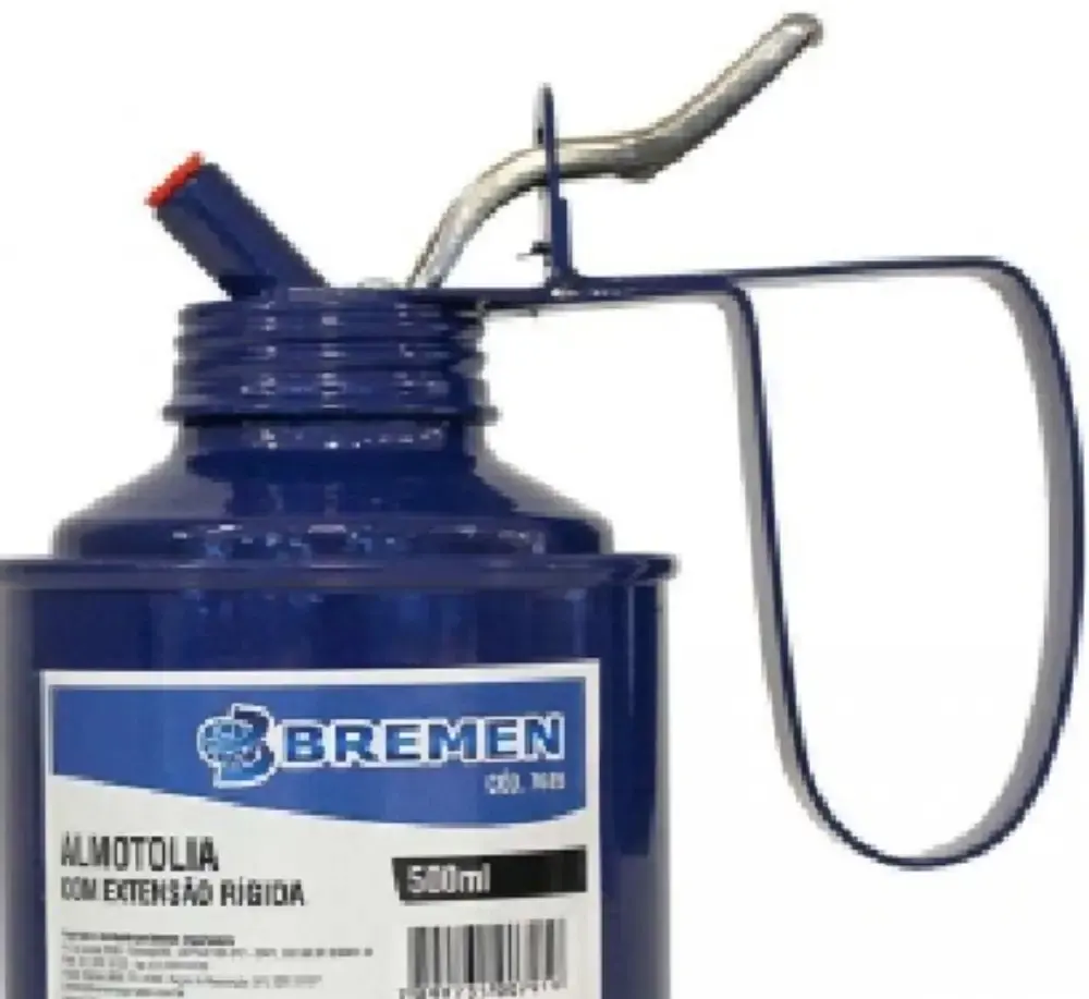 Almotolia Metálica Bico Rígido 500 ml BREMEN — fotografia 5
