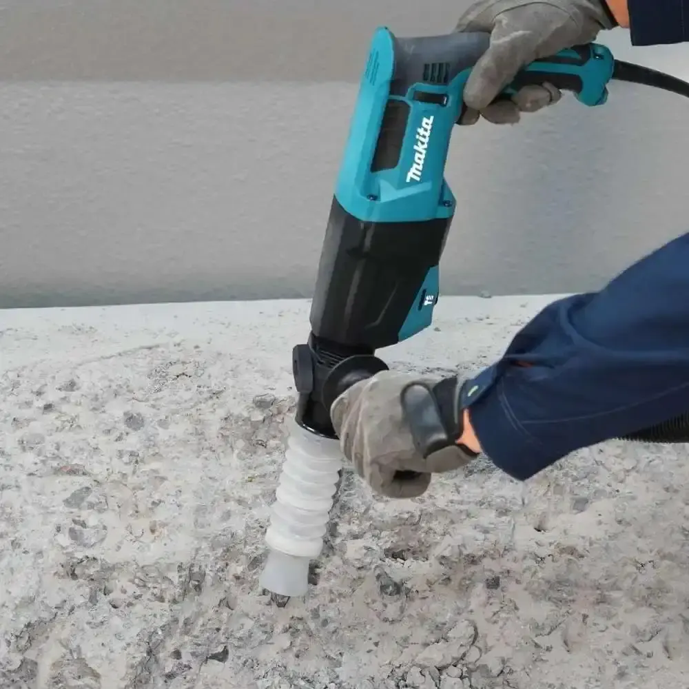 Martelete rompedor plus 2,9KG com ponteiro SDS plus 20CM e talhadeira SDS plus 25CM Makita 110 V — fotografia 3