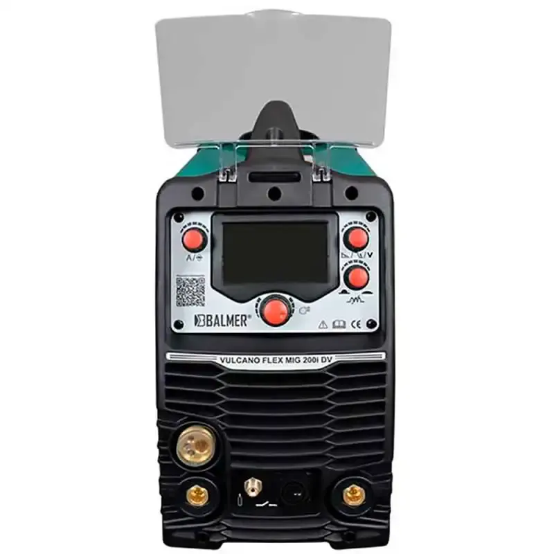 Máquina de solda multiprocesso 200A eletrodo, TIG e mig/mag vulcano flex mig 200I DC bivolt Balmer — fotografia 5