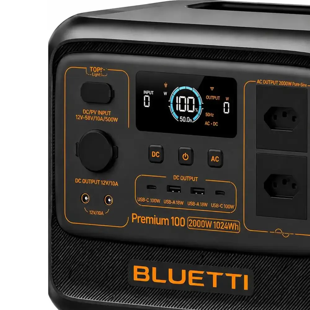Estação de armazenamento de energia portátil premium elite 100V2 2000W Bluetti 110 V — fotografia 5
