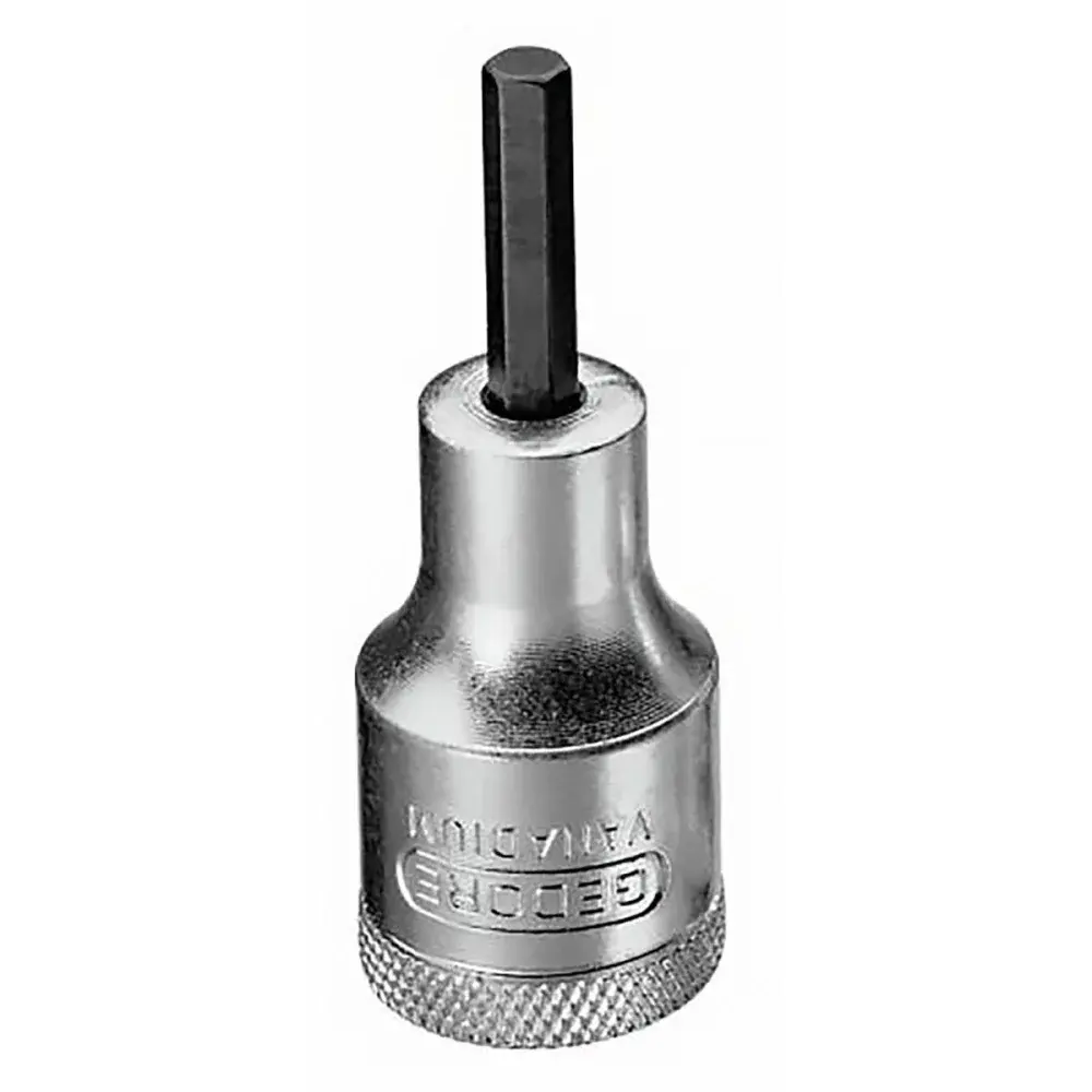 Chave soquete hexagonal em cr-v 1/2" 19MM Gedore — fotografia de referência