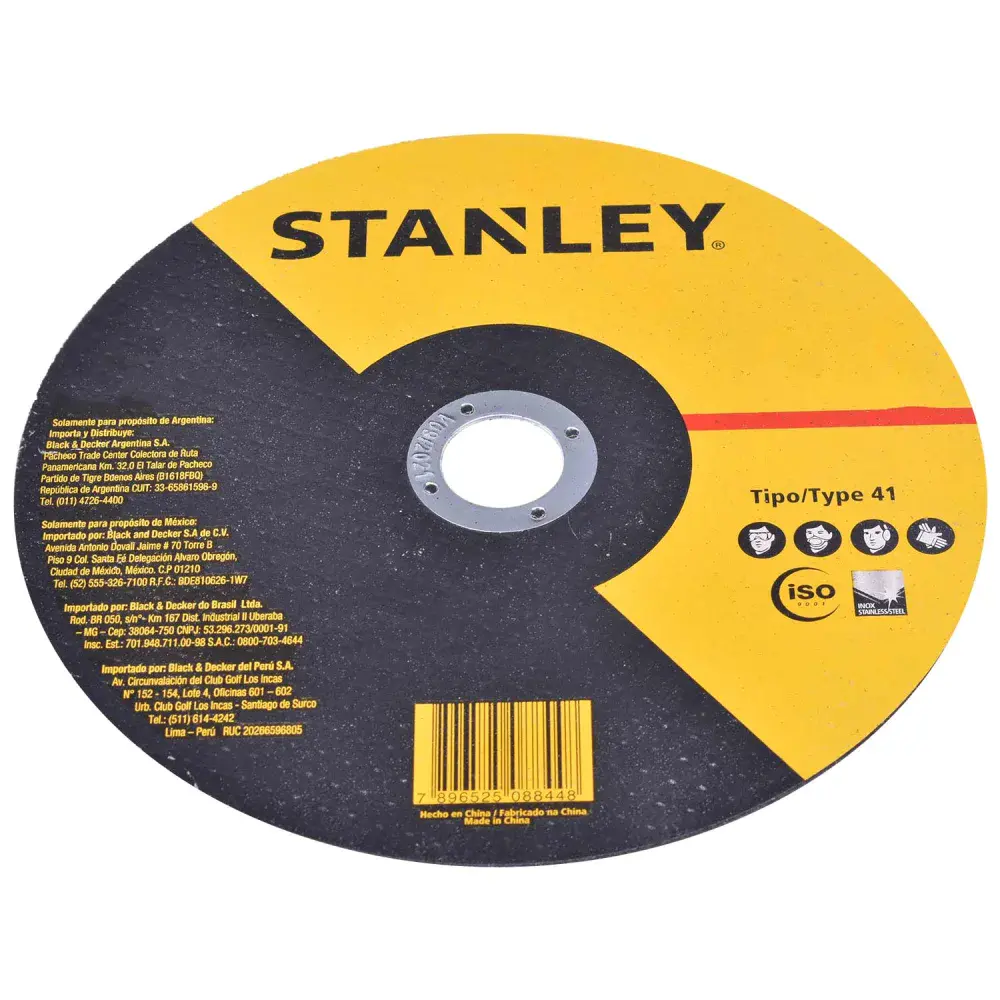 Disco de corte fino para metais 4.1/2MM STA8061 Stanley — fotografia 3