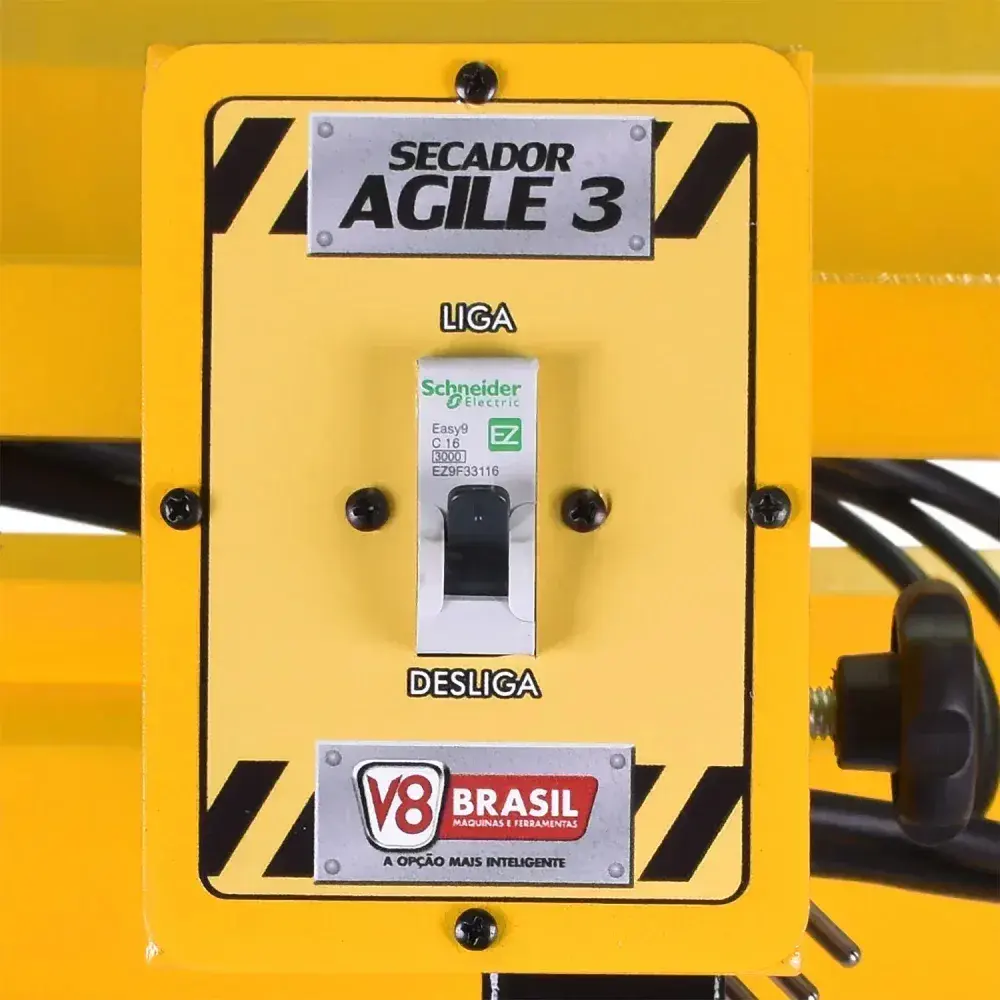 Painel de secagem rápida ágile 3 205CM 3000W 220V V8 brasil — fotografia 9