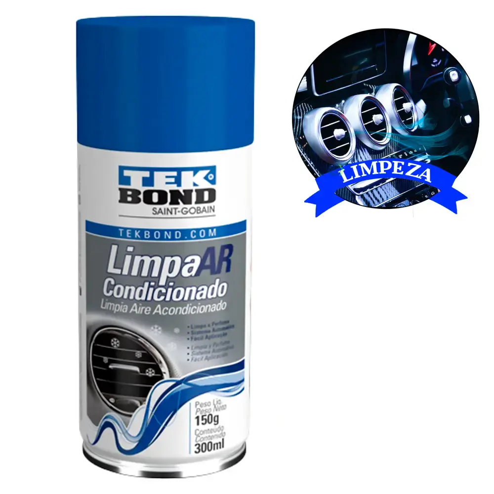 Limpador de ar condicionado multiuso em spray 300ML 21551000510 Tekbond — fotografia de referência