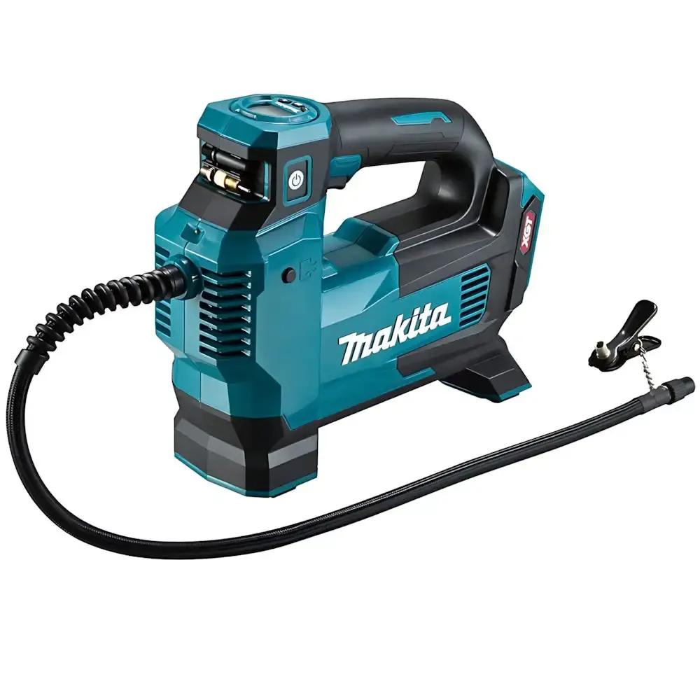 Compressor portátil a bateria 40V 3 em 1 MP001GZ sem bateria e carregador Makita — fotografia de referência