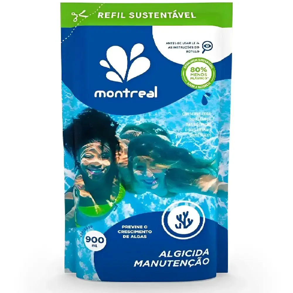 Algicida Manutenção 900 ml Refil MONTREAL — fotografia 5