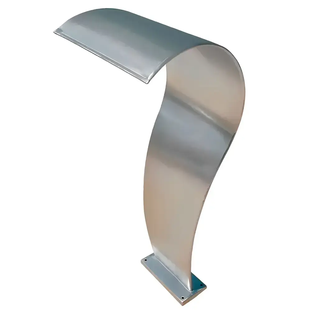 Cascata Naja 75 x 30 cm para Piscina Inox EVALD — fotografia de referência