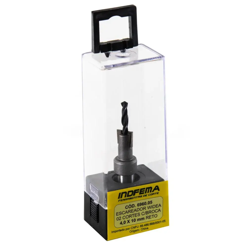 Escareador hw reto 2 cortes 4 x 10 mm Indfema 6960.05 — fotografia 2