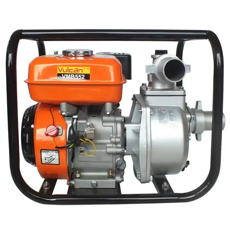 Motobomba à gasolina 5.5 HP 4 tempos auto escorvante 163CC VMB552 Vulcan