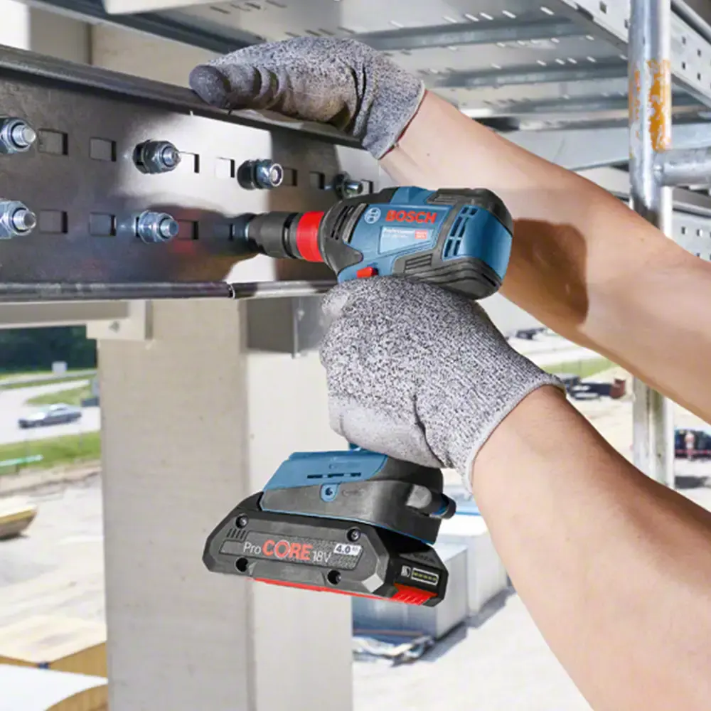 Kit parafusadeira GSB-18V-50 + chave impacto bivol TGDX-18V-200 Bosch Bivolt — fotografia 11
