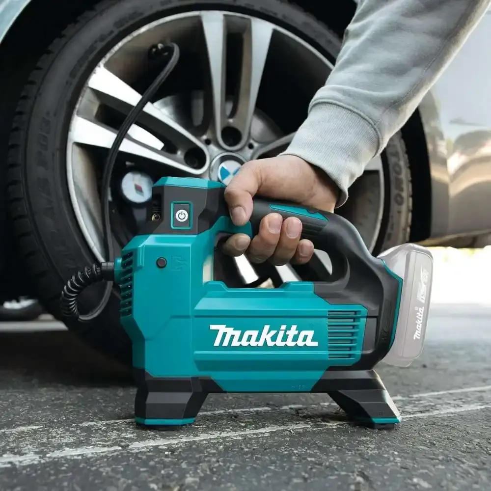 Compressor portátil a bateria 18V 161PSI 3 em 1 sem bateria Makita — fotografia 5