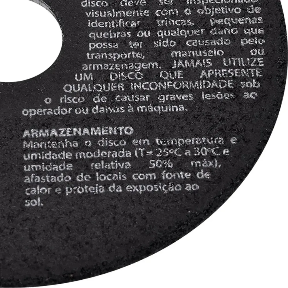 Disco de corte em aço inoxidável 2 telas 4.1/2 7/8 Worker — fotografia 8