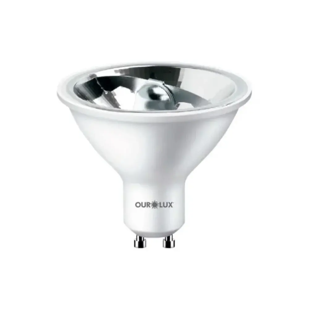Lâmpada led AR70 dimerizável 4,8W bivolt Ourolux