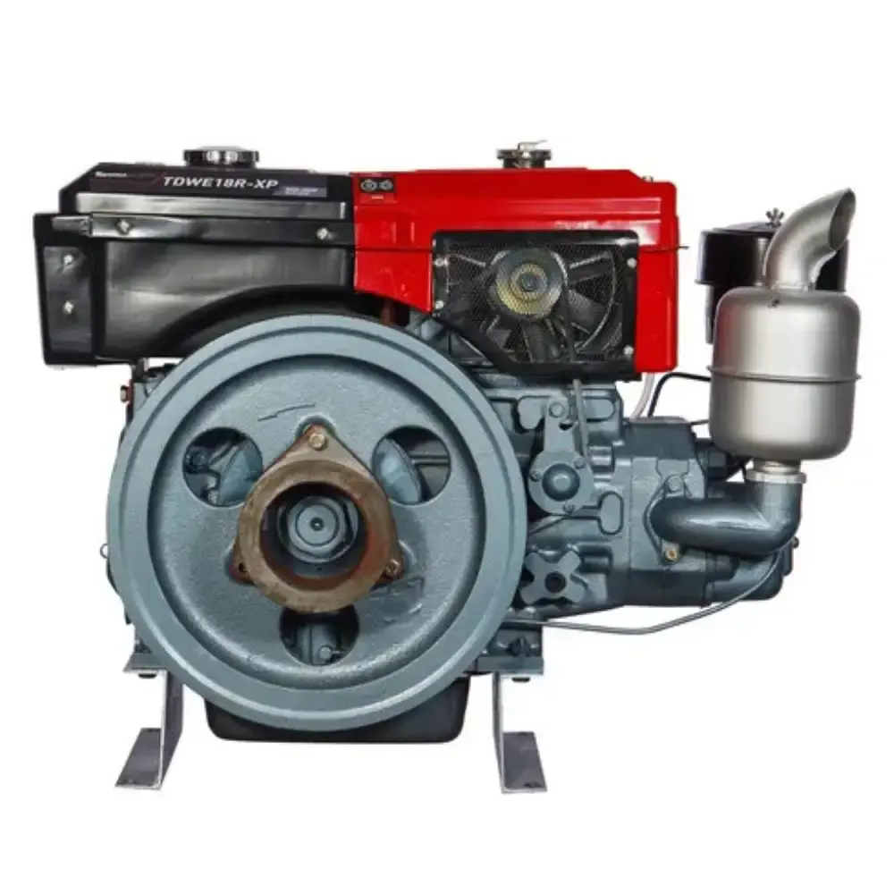 Motor diesel 16,5 HP partida manual refrigerado a água TDWE18R-XP Toyama — fotografia 5