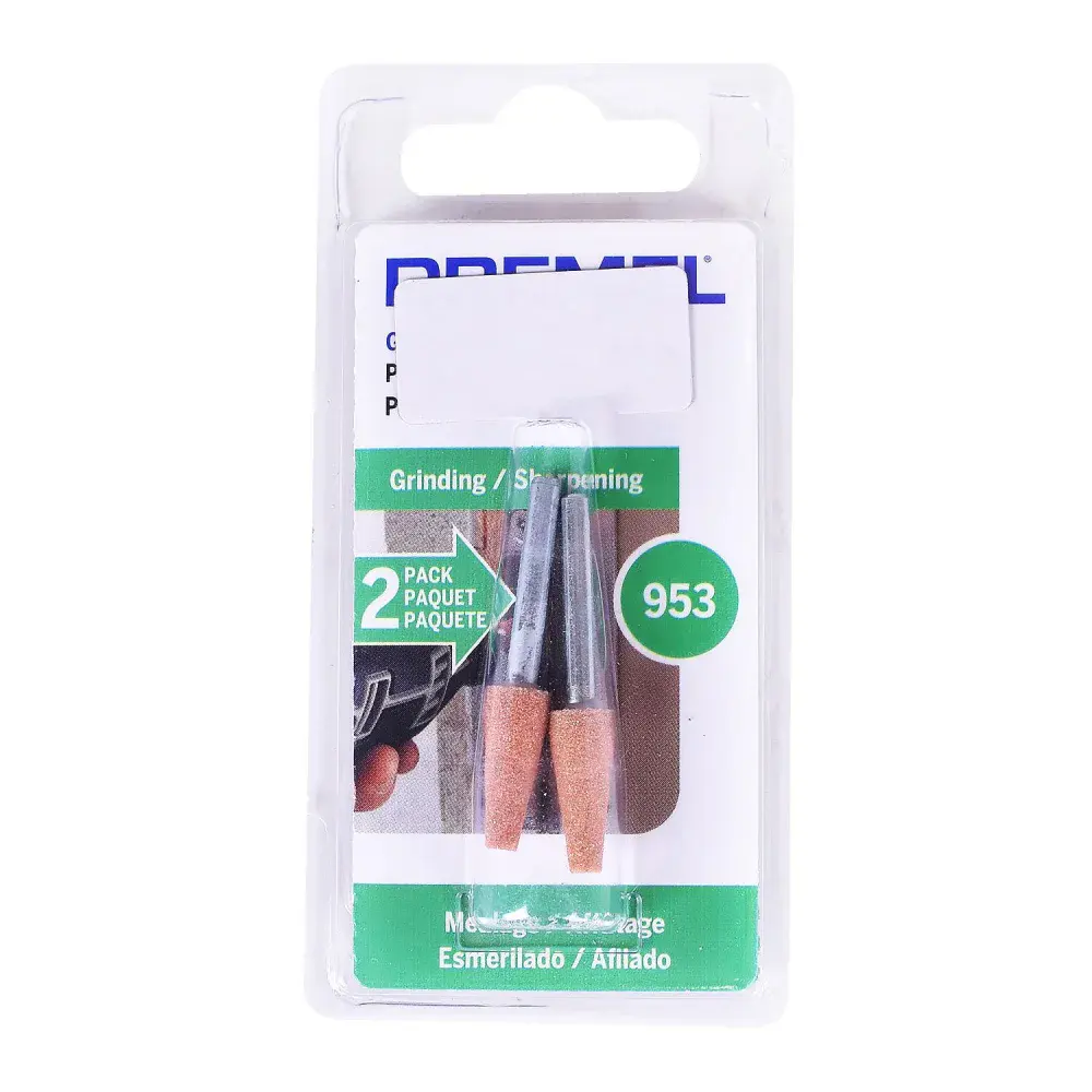Ponta cônica de óxido de alumínio 1/4 953 Dremel - 2 peç — fotografia 5