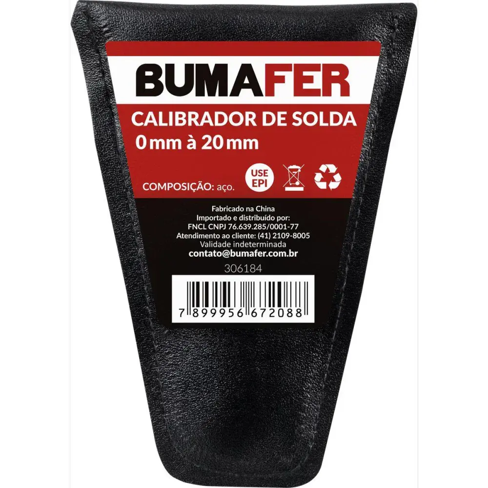 Calibrador de solda 0 a 20MM da Bumafer — fotografia 5