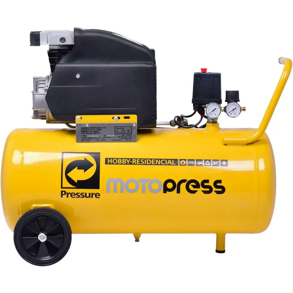 Moto compressor 50L 8PCM 60HZ lubrif Pressure - 127 v