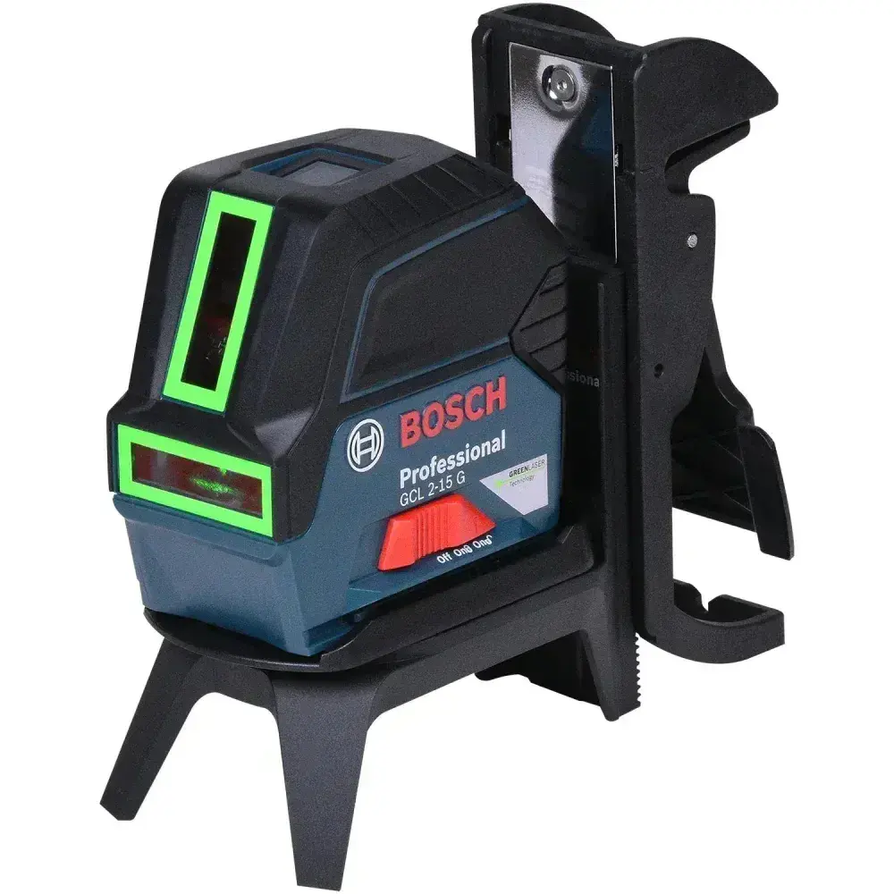 Nível a laser profissional verde gcl 2-15G 15M Bosch — fotografia 10