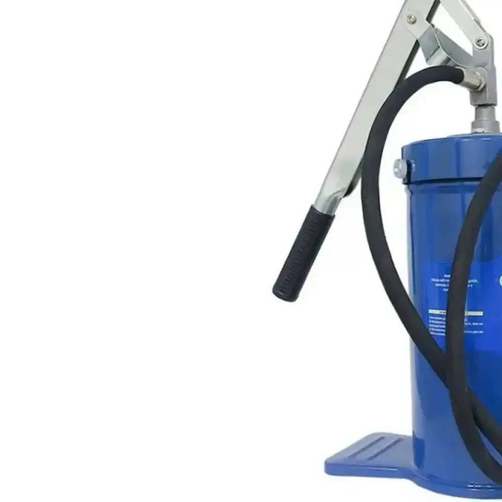 Bomba para graxa 5KG manual com disco seguidor e válvula 8880 Bremen — fotografia 6