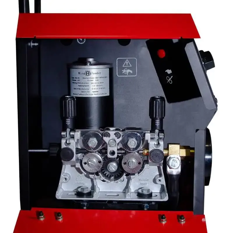 Máquina de solda MIG MAG 400A TRR 3410 s NMR com cabeçote externo SAG DI 50 ED 4X4 Bambozzi — fotografia 4