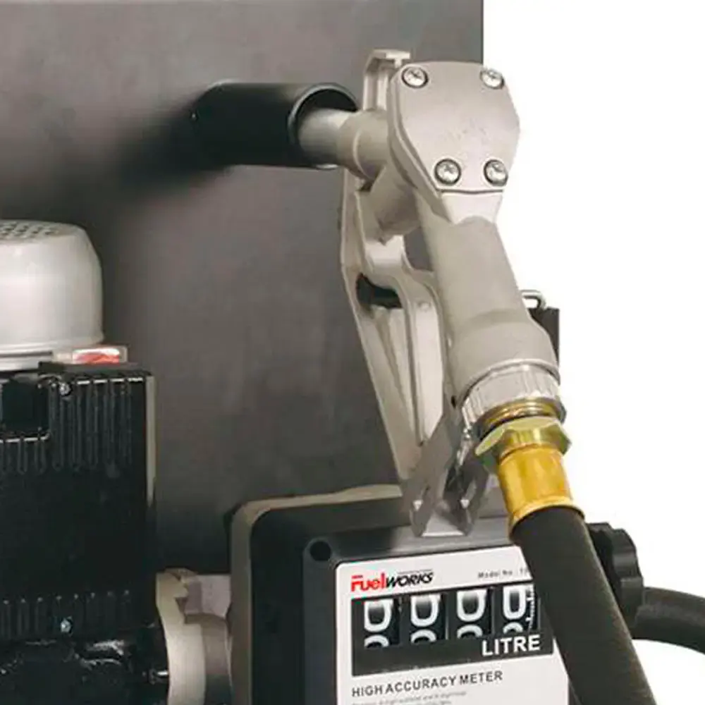 Bomba kit Diesel 120L/MIN com Mangueira Medidor 230V BREMEN — fotografia 4