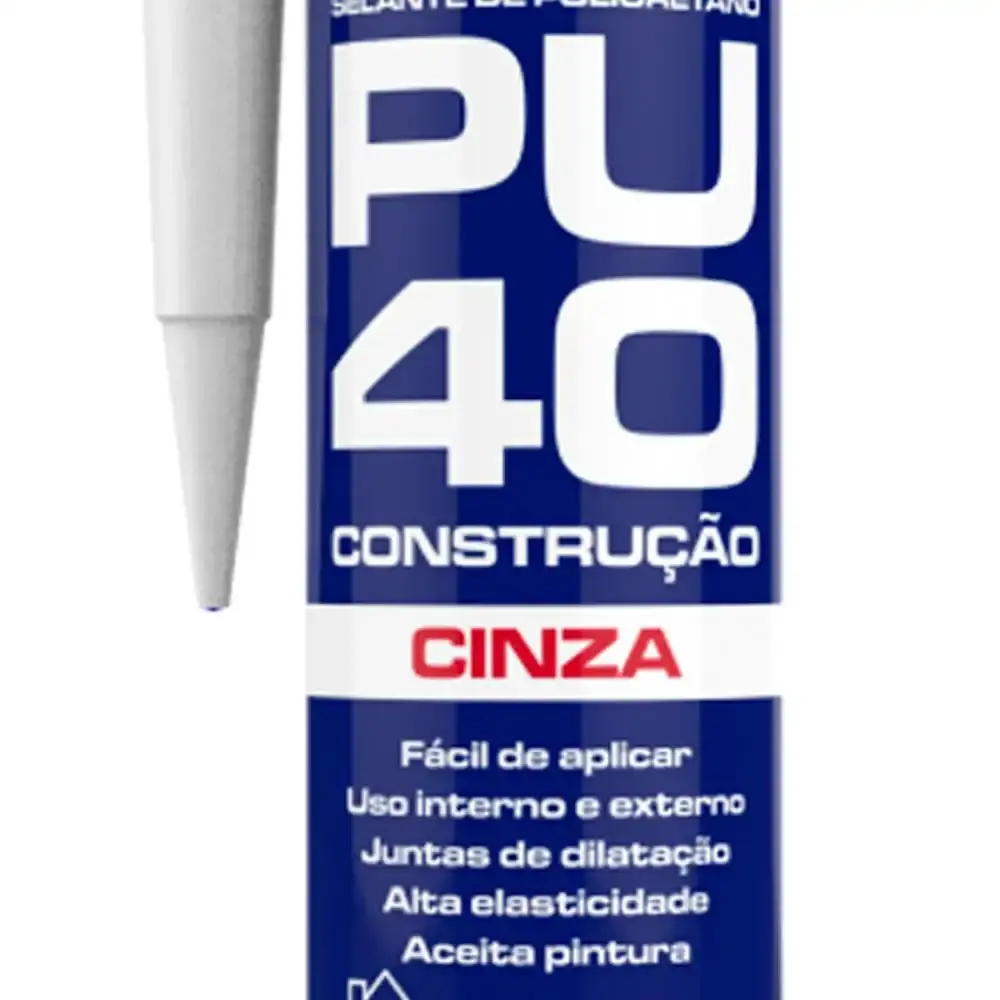 Selante de Construção PU40 Cinza 400 g 12 Unidades MUNDIAL PRIME — fotografia 4