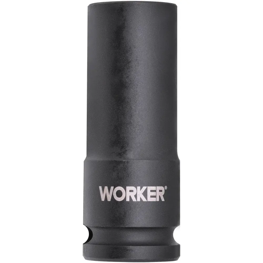 Soquete sextavado de impacto longo encaixe 1/2 18MM Worker