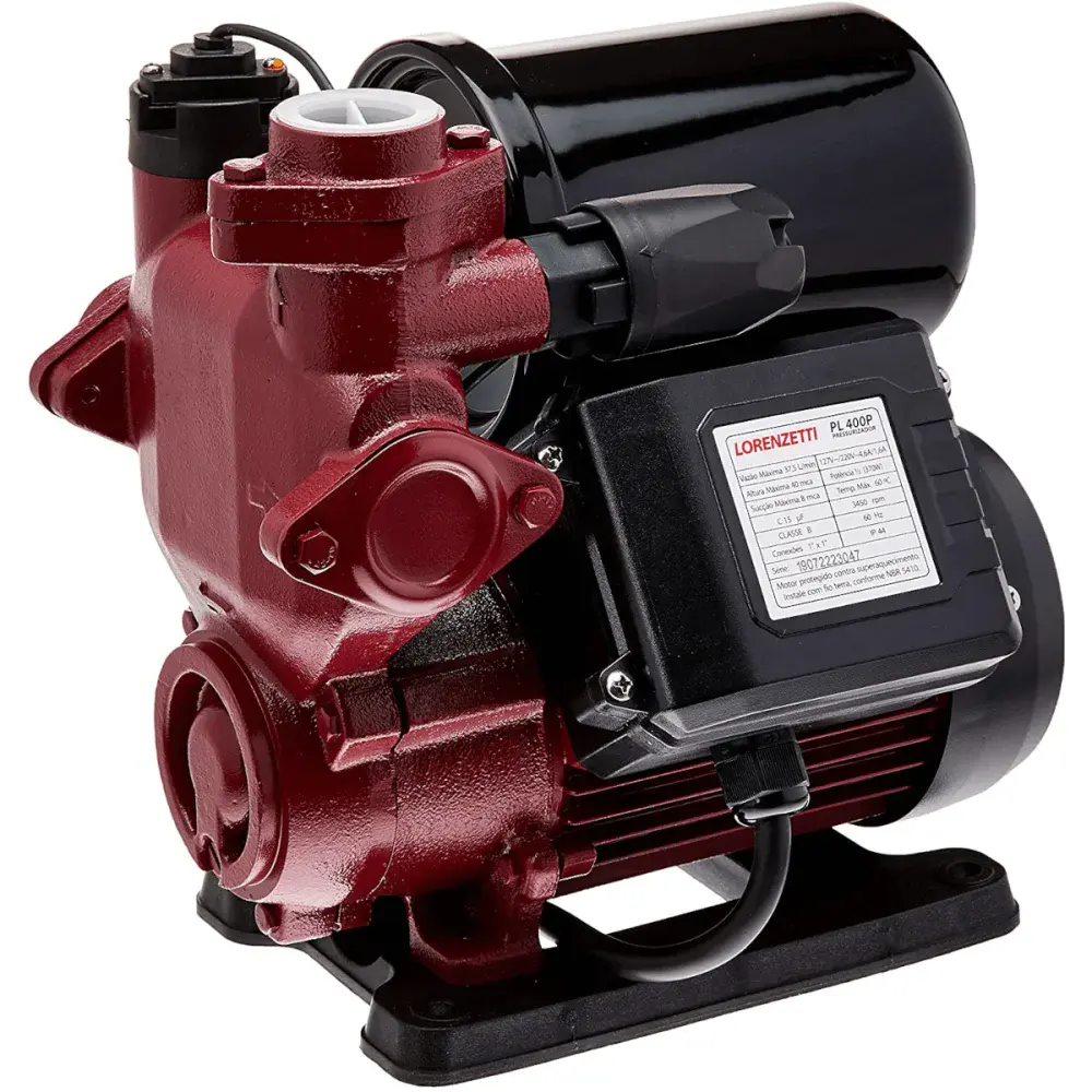 Pressurizador de água para chuveiros 1/2CV 370W bivolt lorenzetti Lorenzetti Duchas
