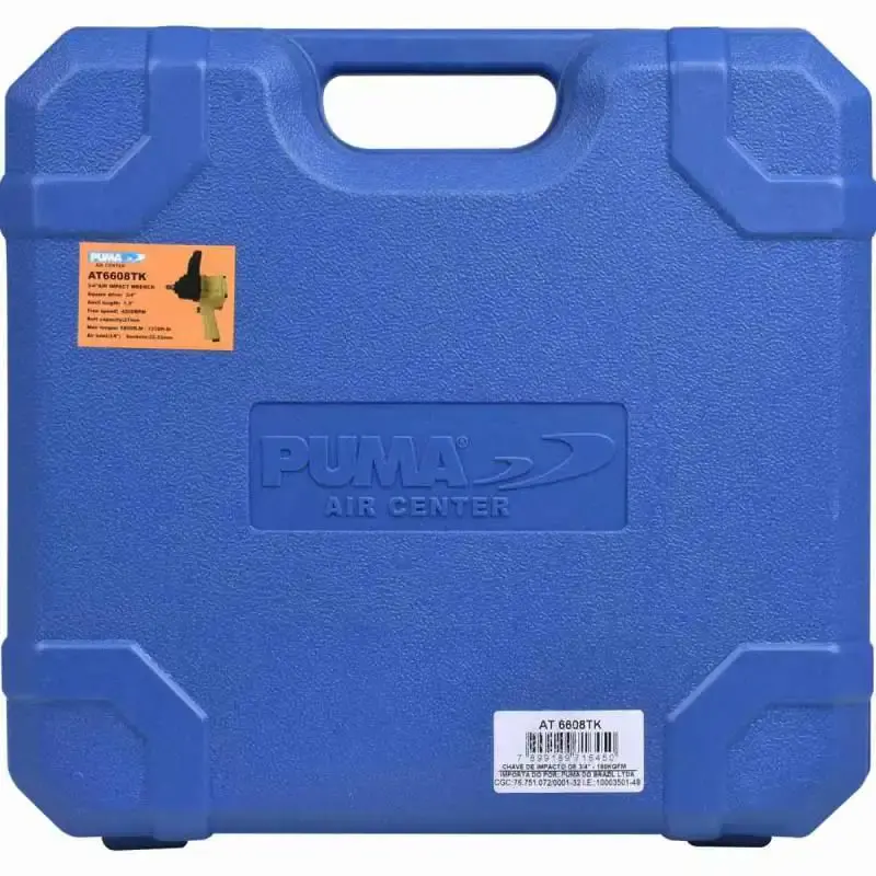 Chave de impacto pneumática 3/4 POL 180 kgfm AT-6608TK Puma — fotografia 5