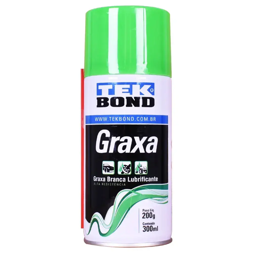 Graxa spray branca 300ML Tekbond — fotografia 5