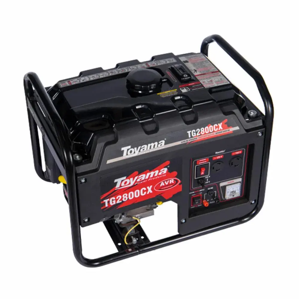 Gerador de energia a gasolina a ar 196CC 2.5KVA mono Toyama — fotografia 6