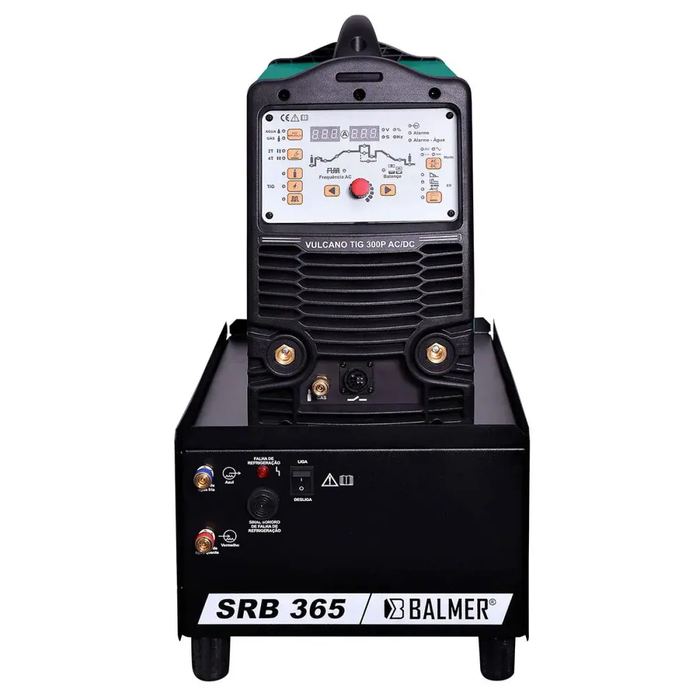 Máquina de solda vulcano tig 300P ac-dc 220V Balmer — fotografia 4
