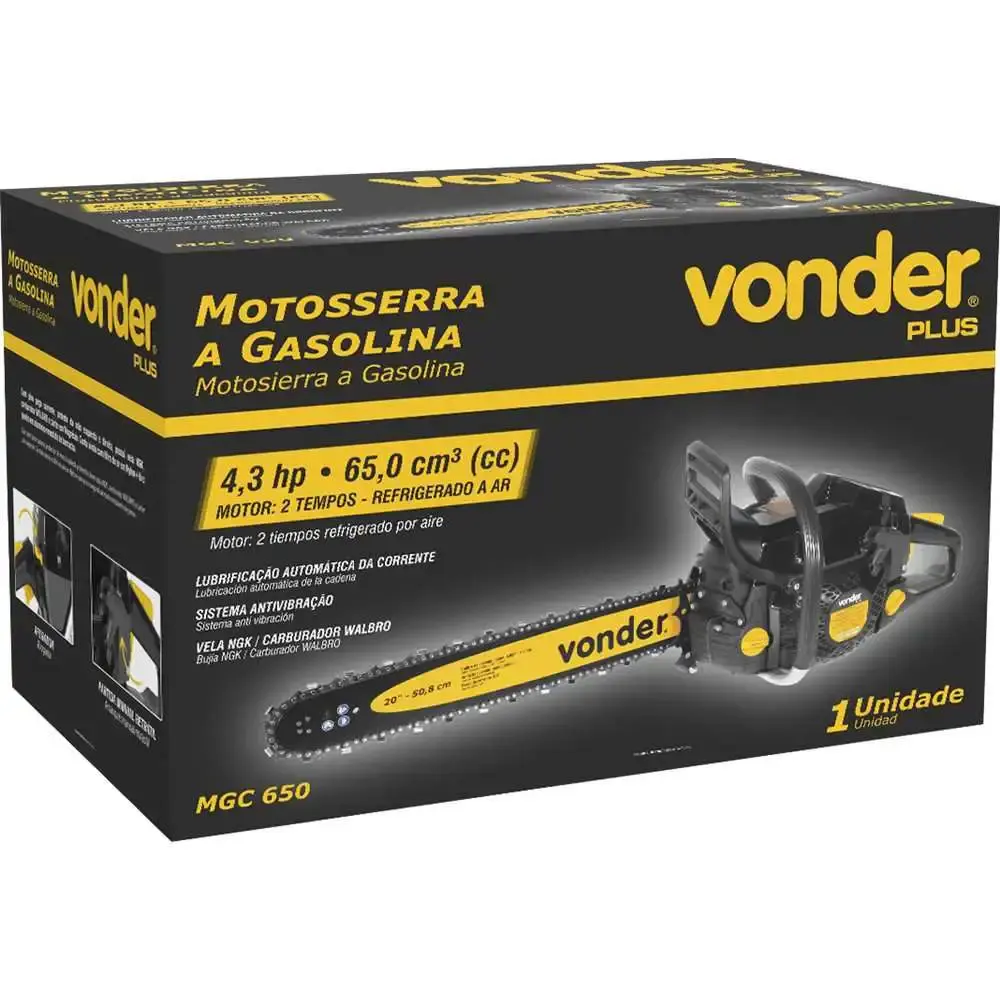 Motosserra à gasolina 65 CC MGC VONDER — fotografia 6