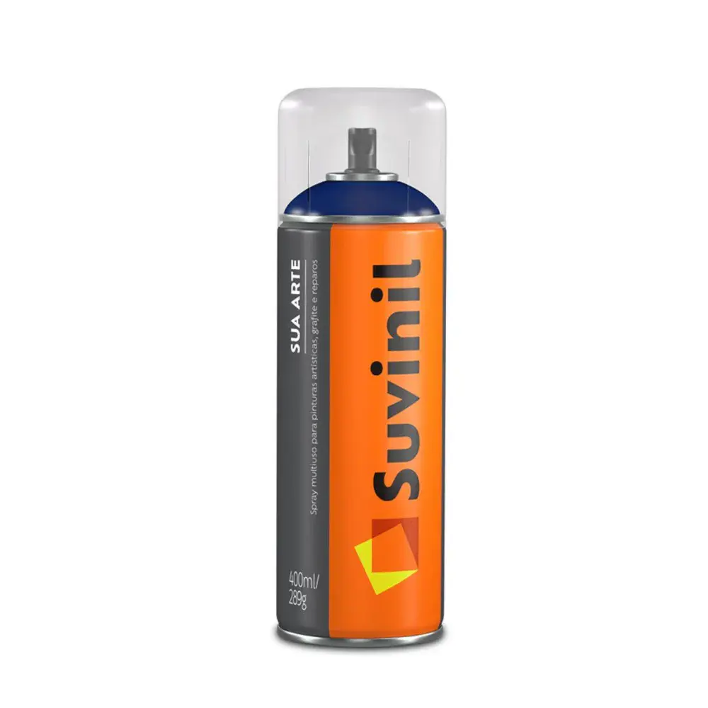 Tinta spray sua arte brilhante verde folha 400ML Suvinil
