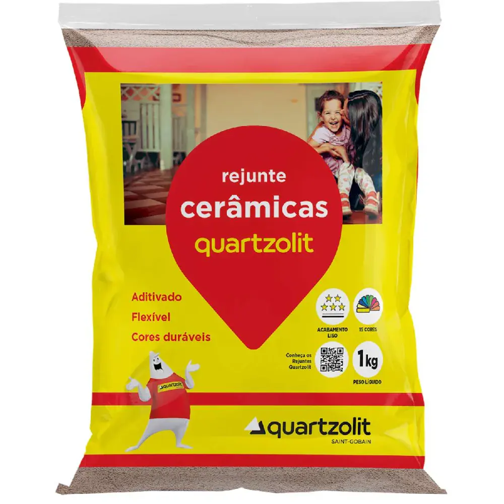 Rejunte cerâmicas caramelo 1KG Quartzolit