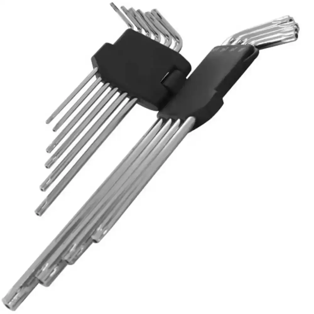 Jogo de chave torx longa T9 à T50 10 peças cr-v 2062 Western