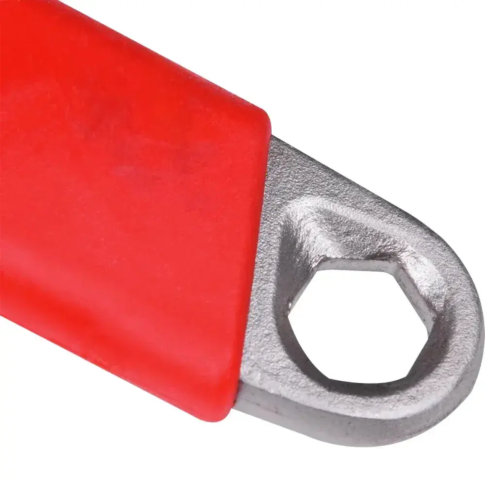 Chave ajustável 6 - 150MM niquelado cabo pvc Worker — fotografia 10