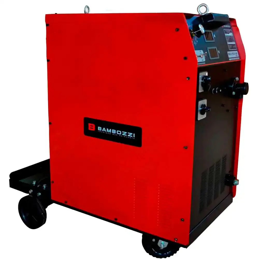 Máquina de solda MIG mega plus 450 DF IV trifásico Bambozzi — fotografia 3