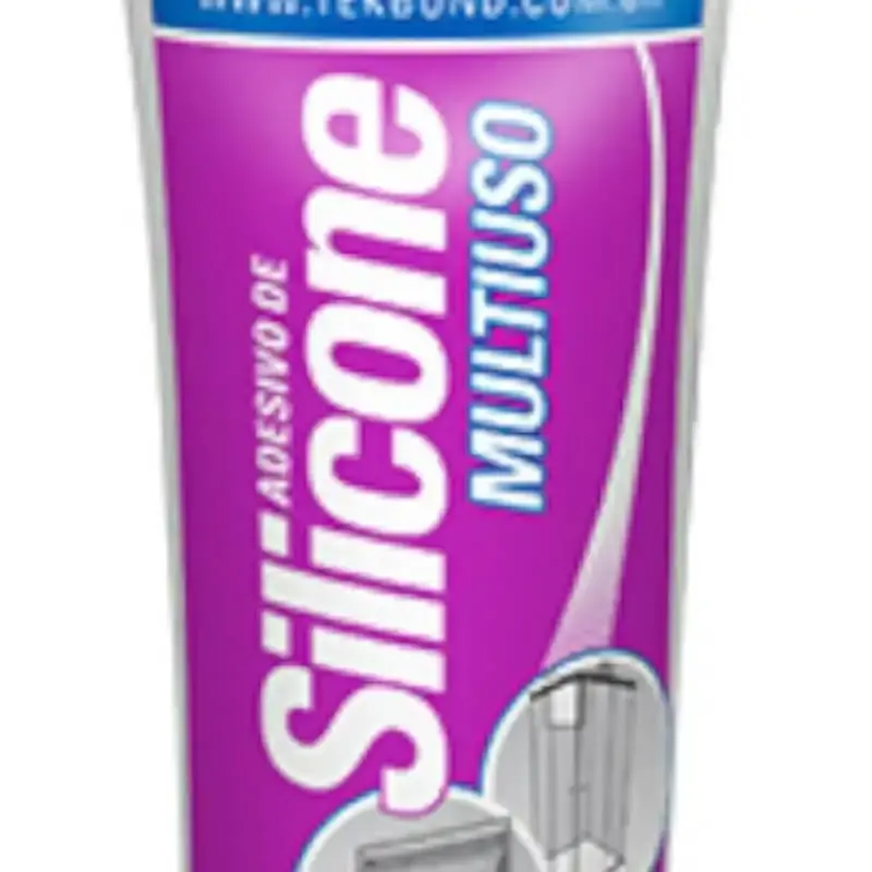 Adesivo silicone acético transparente multiuso 50 GR Tekbond — fotografia 3