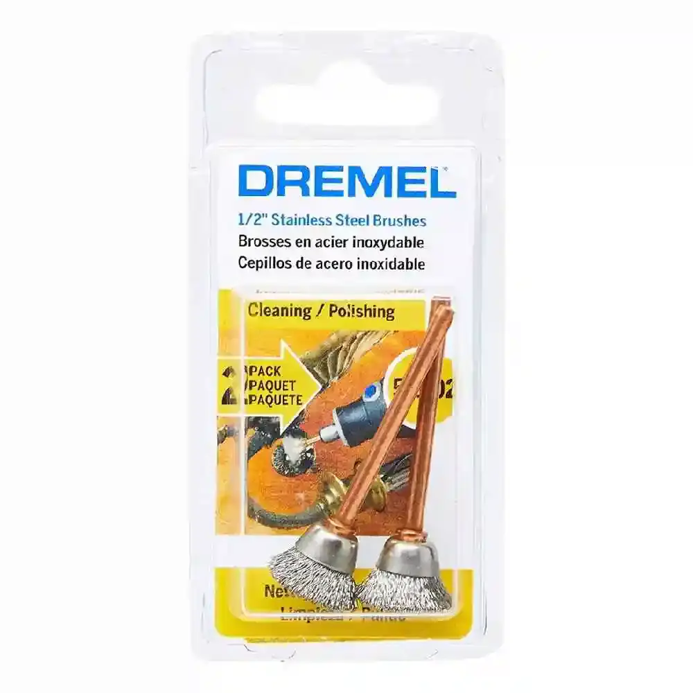 Escova de Aço Inoxidável formato Copo Dremel 531 12,7mm 26150531AA DREMEL