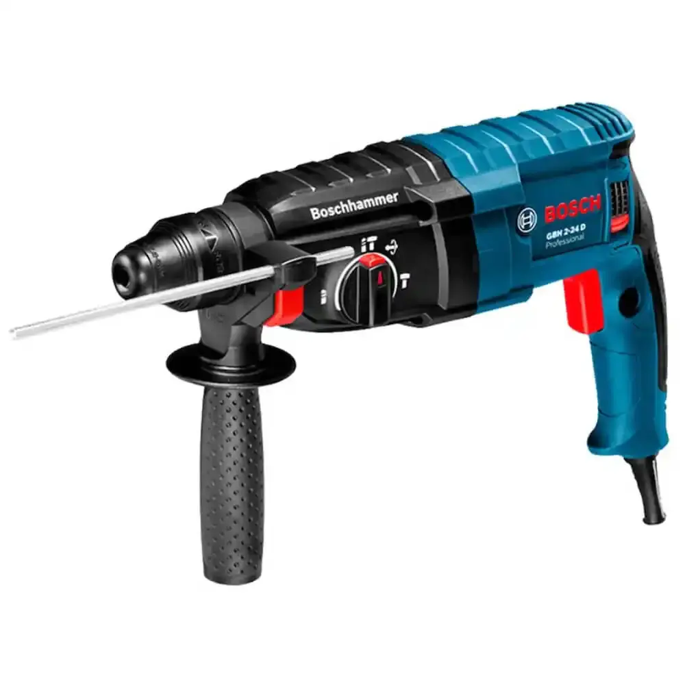 Martelete perfurador rompedor sds-plus 820W 2,7KG com maleta GBH 2-24D Bosch 220 V — fotografia 3