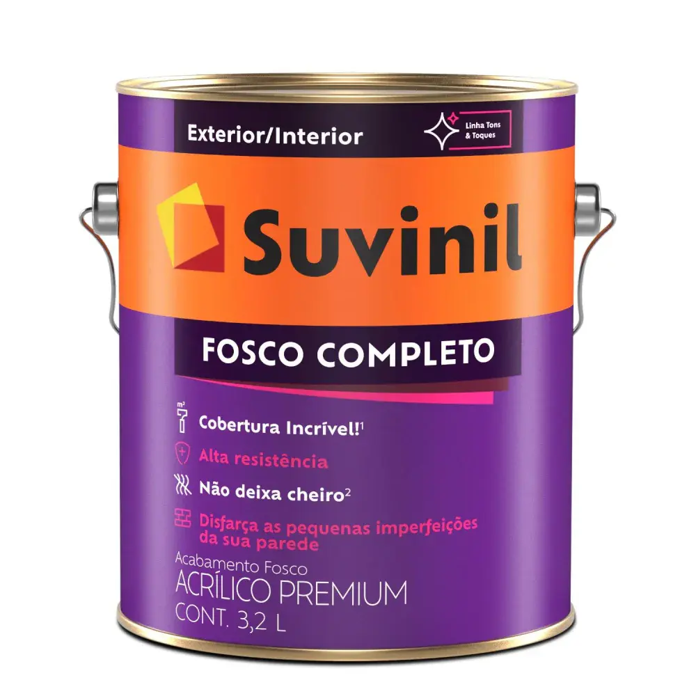 Acrílico fosco completo base B2 3,2L suvinil Suvinil Selfcolor