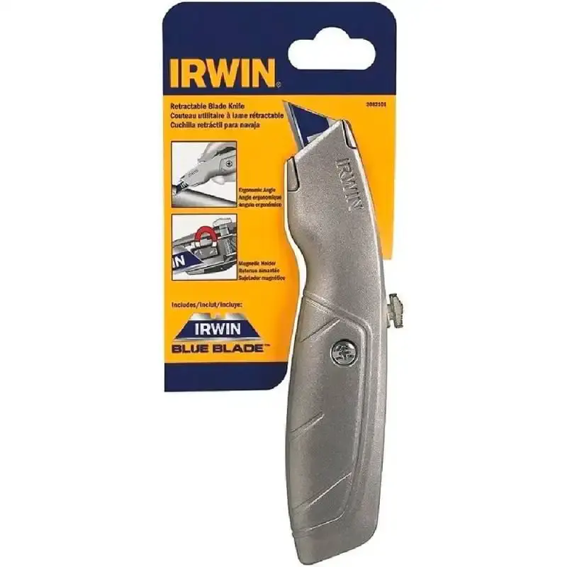 Estilete trapezoidal retrátil Irwin — fotografia 3