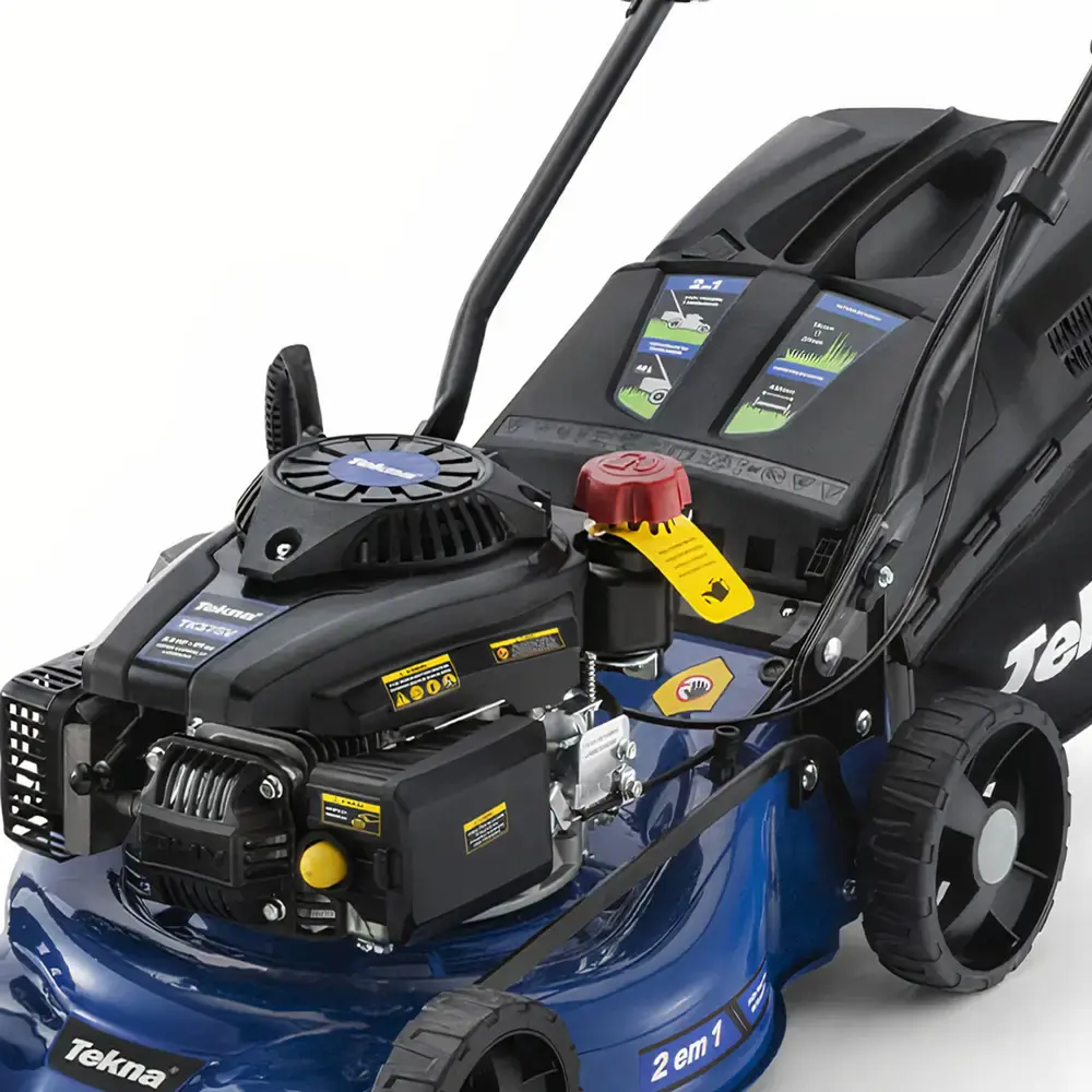 Cortador de grama à gasolina 3.5 HP 4T com recolhedor T430GRR37 Tekna — fotografia 4