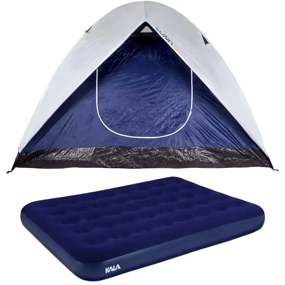 Barraca para camping 7 pessoas luna com colchão inflável de casal kala Mor — fotografia 3