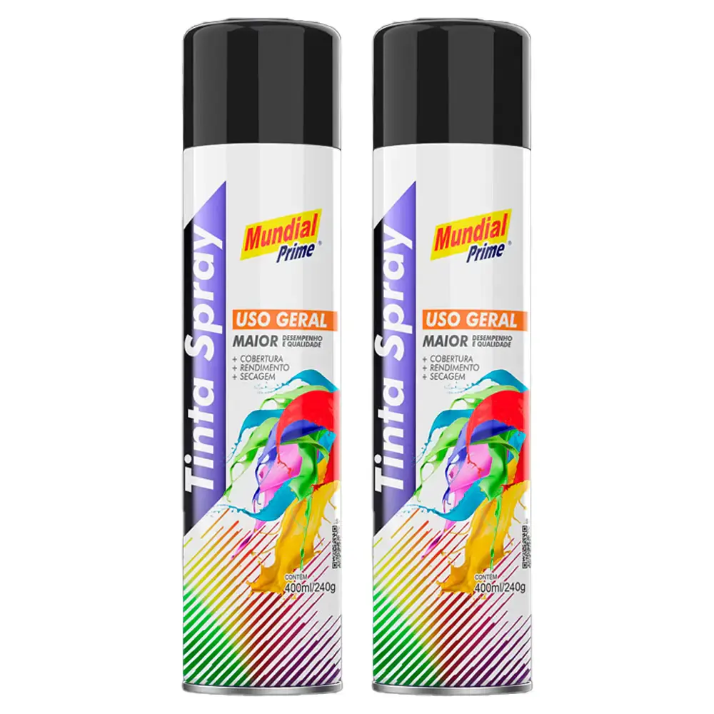Tinta Spray Agricola Sub Grey 400 ml 02 Uni Mundial Prime