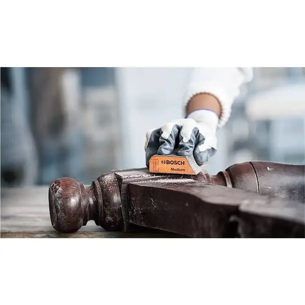 Esponja abrasiva expert S471 medium 69X26MM Bosch — fotografia 3
