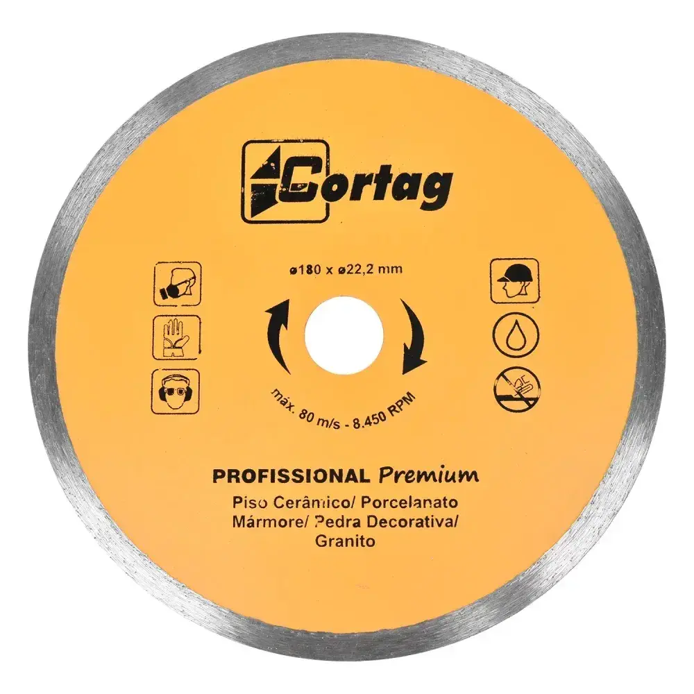 Disco diamantado profissional premium 180MMX22,2MM Cortag — fotografia 6