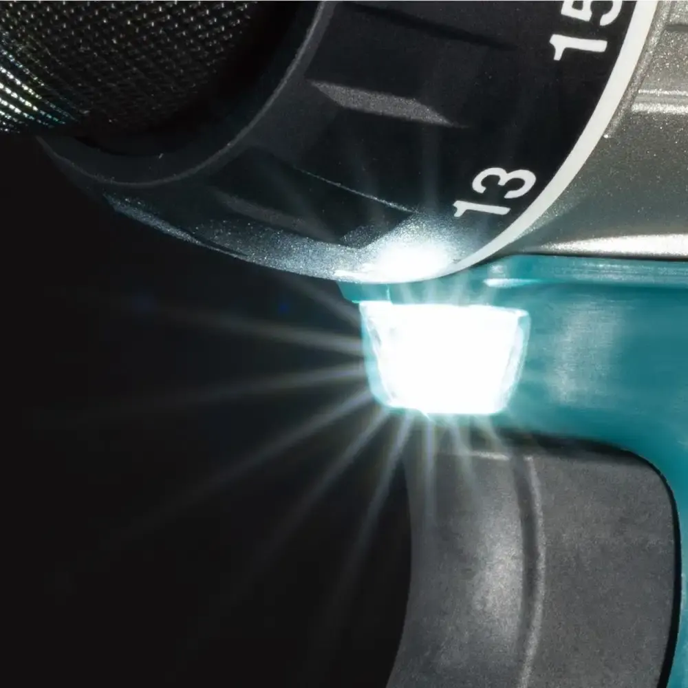 Parafusadeira furadeira de impacto 110NM a bateria com 2 baterias 18V 5,0AH e carregador Makita — fotografia 3